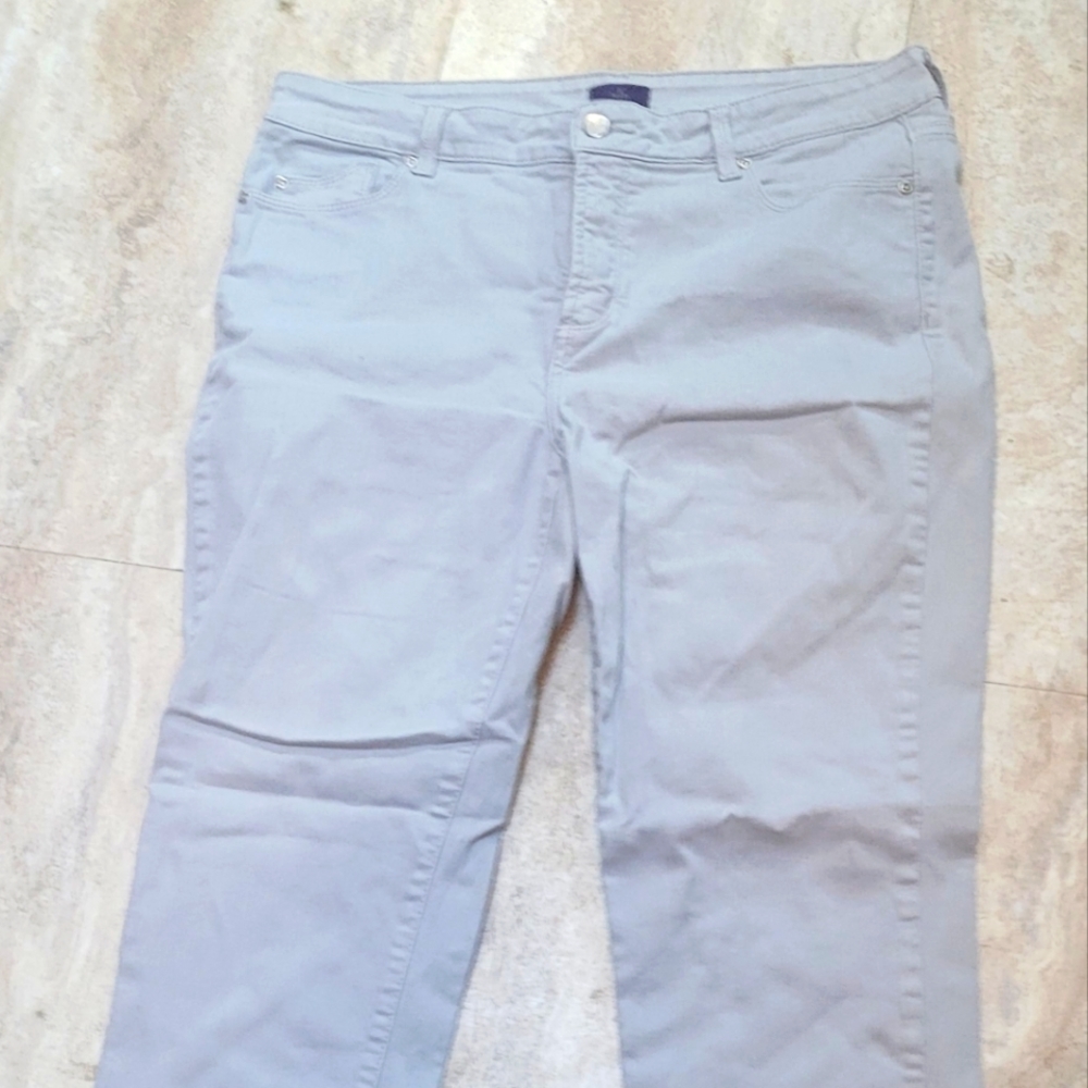 NYDJ ANKLE IN GRAY SZ 14 SZ 32